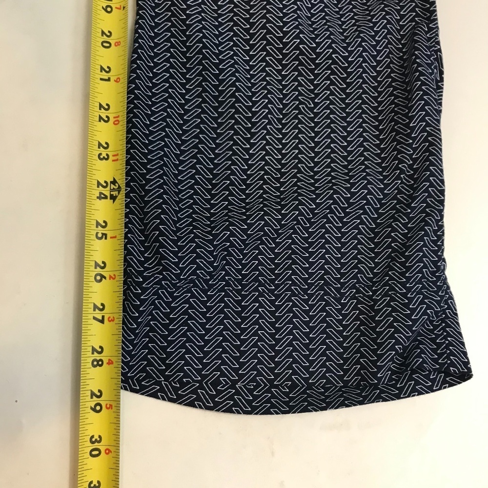 High Waist Wide Leg 100% viscose Navy pants size4 - Picture 12 of 12